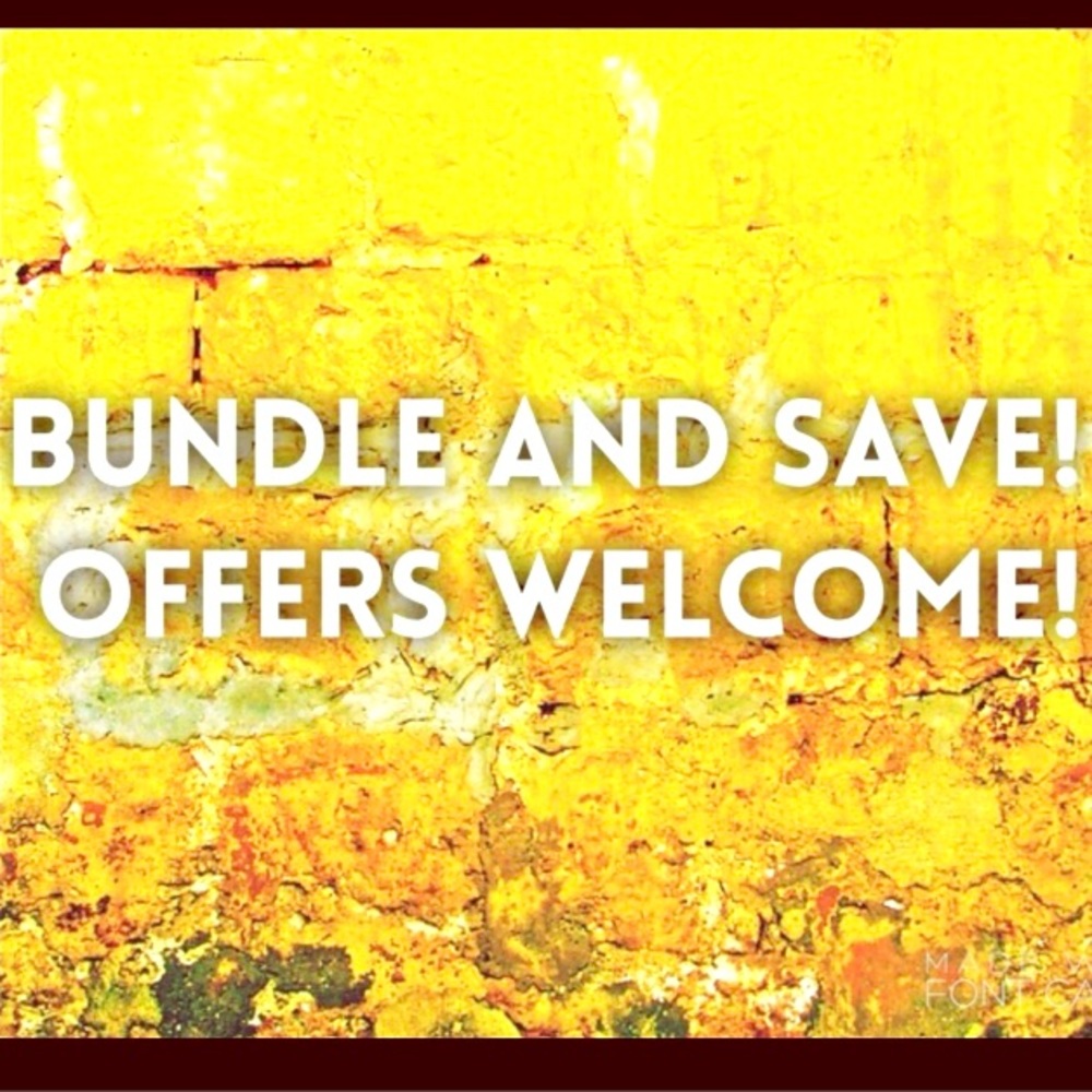 Bundle items &save!OFFERS WELCOME ON BUNDLES!!